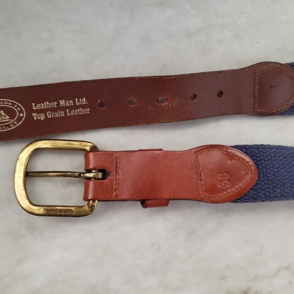 Leather Man Ltd belt - Nantucket Island on Ribbon - Picture 7 of 10